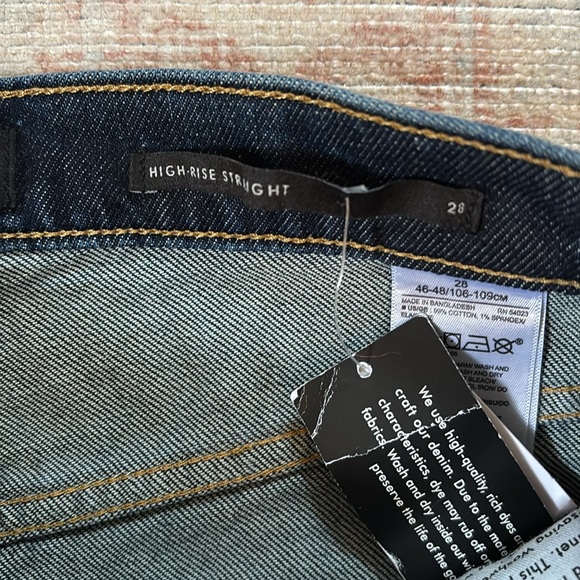 Banana Republic High-Rise Straight Jeans Size 28 - Picture 4 of 11